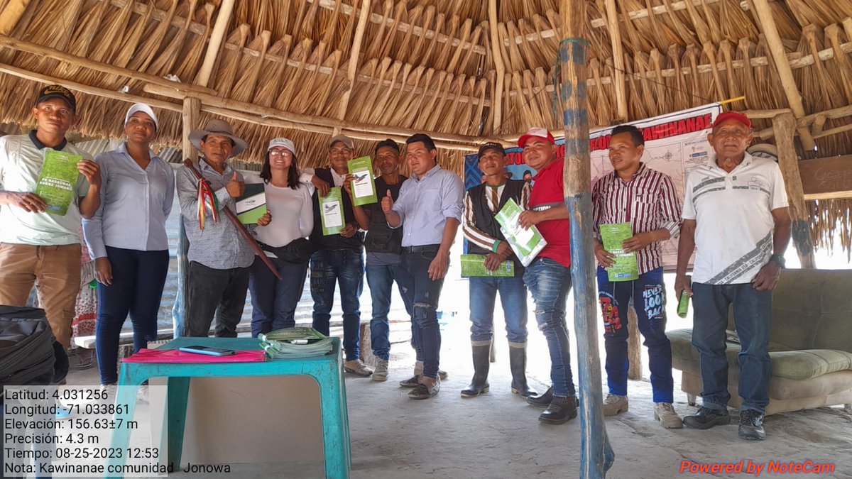 ANLA_Col's tweet photo. #ParticipaciónCiudadana | 🗣️ En diálogo con la comunidad indígena Sikuani de la Parcialidad Kawinanae, en el municipio de Puerto Gaitán (Meta), nuestro equipo de Inspectores Ambientales Regionales, atendió inquietudes sobre el licenciamiento y compensación ambiental. https://t.co/Fn2eC4sLli