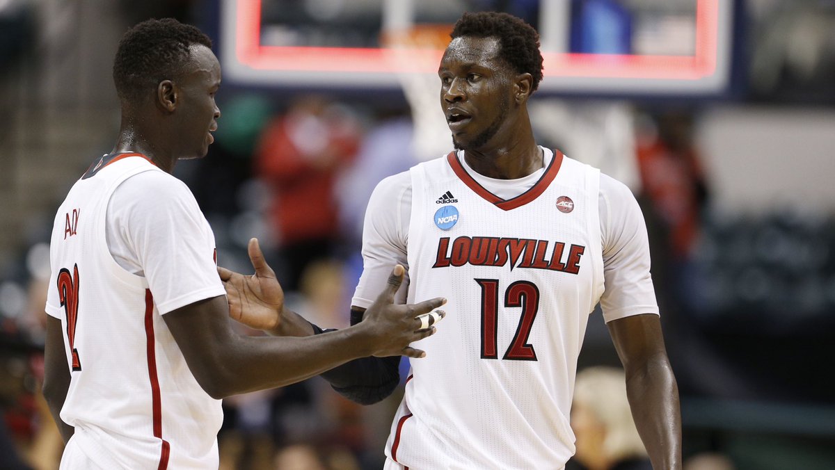 Deng &amp; Mangok because they opened doors for a lot of us who grew up in Melbourne, Australia. Without them I may not have had the opportunity to play basketball in America. Family 🖤 <a href="/Foreverdeng/">Deng Adel</a> @mangok_mathiang