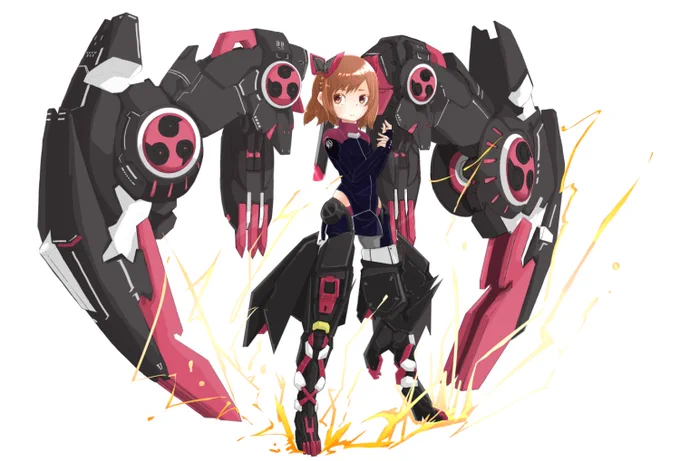 絵を描いてる時間が無いので過去絵で。アナザーギアまだかな～ #州天頃椎奈生誕祭 #アリスギア #アリスギアお絵かき