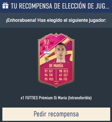 Llevo 3 mejoras +90: Falcao, Donnarumma y Di María. Están un poco mejores las chances de packear futties, parece.