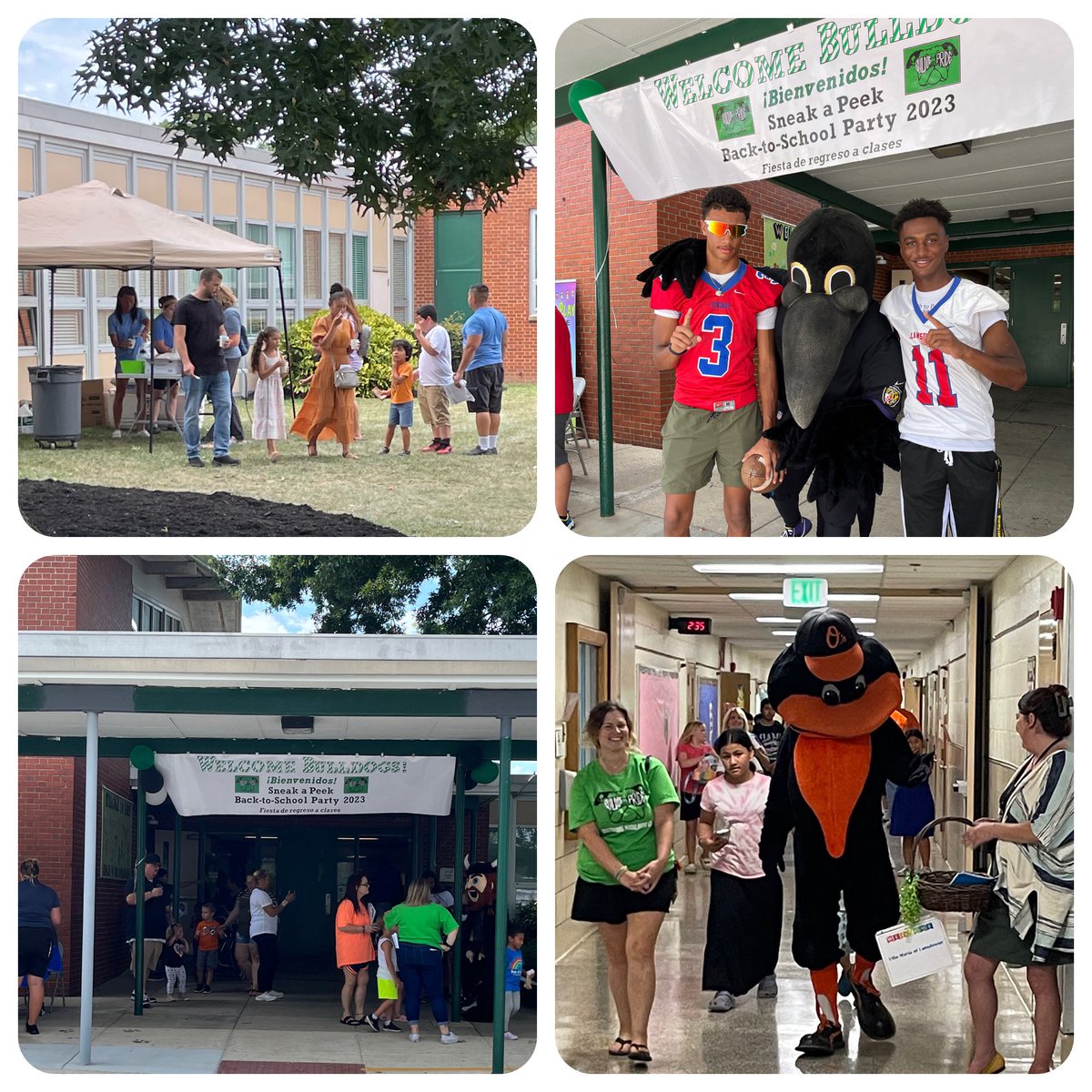 Celebrating our bulldog pride at sneak a peek today! We welcomed students and families and can’t wait to start off this school year <a href="/balthighlandsel/">Baltimore Highlands Elementary School</a>! <a href="/bswilliams71/">Brian Williams</a> <a href="/JillSavage_BCPS/">Jill Savage</a>  <a href="/LansdowneViking/">Lansdowne High</a> <a href="/SaintAgnesMD/">Ascension Saint Agnes</a> <a href="/BaltCoPS/">Baltimore County Public Schools</a>