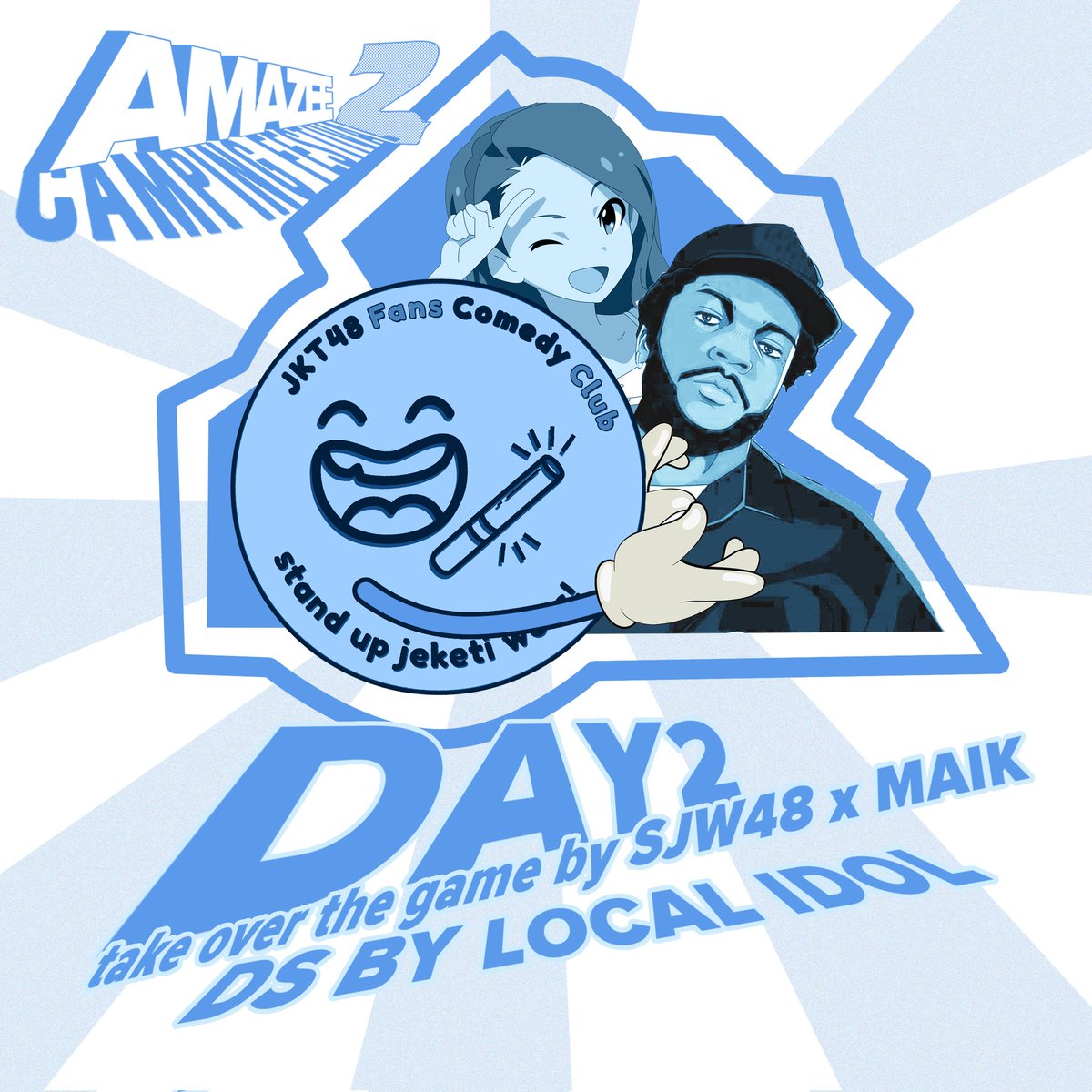 azzordinaryteam's tweet photo. Selamaat pagreess.. 🤘🤘🤘Diinfokan urutan penampil pada hari ini 🩵

Di hari kedua kita ada games 17an yang akan di pandu oleh @officialSJW48 dan juga @maikfaro8 
Hadiah ? Ada!

Eh ada direct selling idol lokal juga ?
ada! 
Tapi ini depends on them yak , bisanya kapan 

Zee ya! https://t.co/5RYCVqUvnE