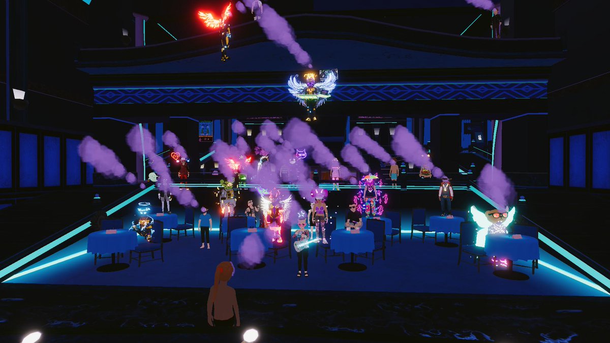 Crowd is ready for the show to start!! <a href="/phish/">Phish</a> in <a href="/decentraland/">Decentraland</a> lets goooo!