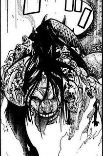 Nikolsky95's tweet photo. ‘guy with a lot of faces’ is peak horror character design, nothing is scarier than several people https://t.co/qvEfz7pdsJ