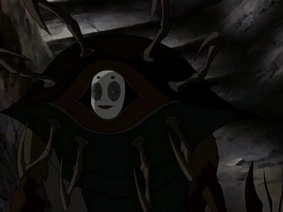 Nikolsky95's tweet photo. ‘guy with a lot of faces’ is peak horror character design, nothing is scarier than several people https://t.co/qvEfz7pdsJ