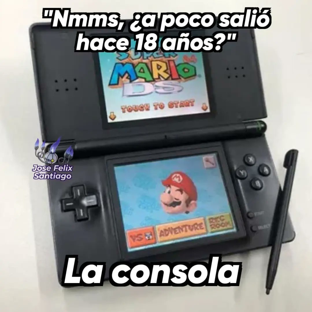 SrLuchoPortuano's tweet photo. ¿Ustedes tuvieron la DS? https://t.co/RbmQtN88Q2