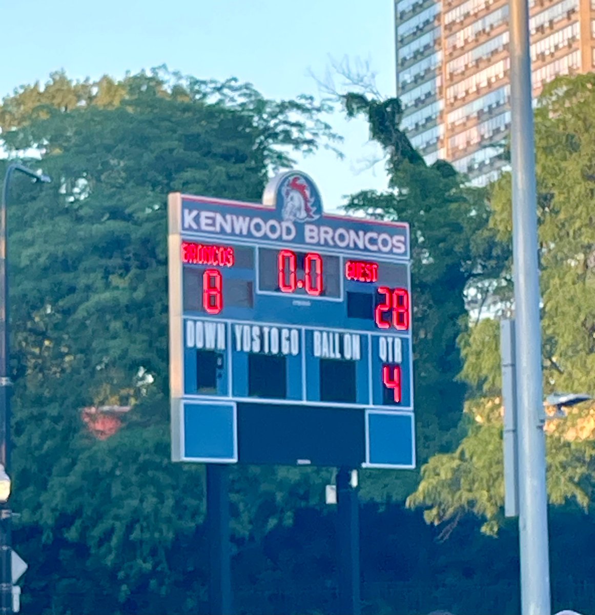 Good start for the Lincoln-Way East Sophomore Football Team at Kenwood tonight!