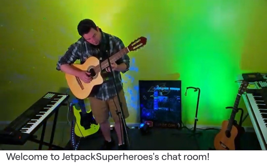 JPsuperheroes's tweet photo. https://t.co/Jg2FOEPsvE

Hey guys ! I'm #live on #twitch !
Check out my new #songs !

#musician #guitarplayer #guitarsolo #guitar #SongOfTheSummer #SongStory #lyrics #Rhythmic #musicproducer #twitchstreamer https://t.co/tD7t9oS1Hr