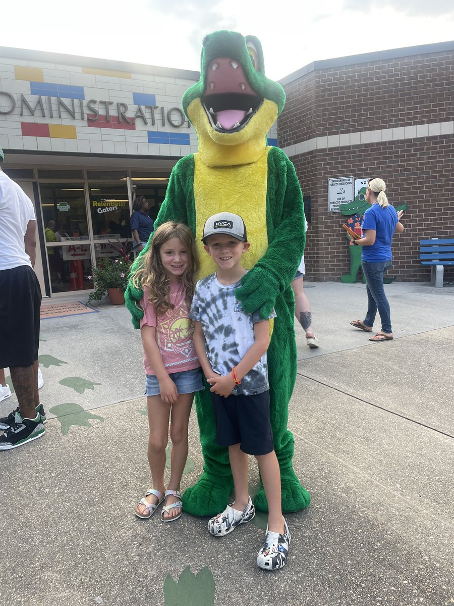 We’re ready for 2nd and 4th grade! Feeling gator great! <a href="/GlenwoodES/">Glenwood Elementary</a>