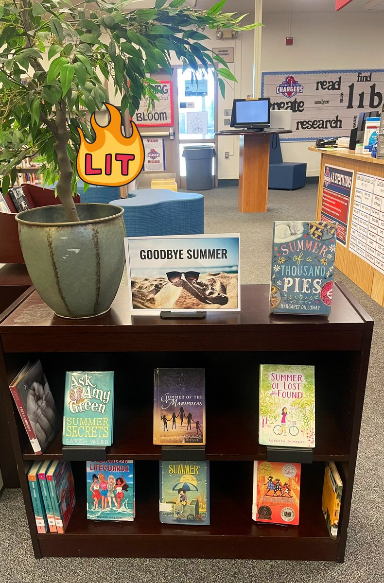 Chipman’s Library Book Displays are ready for Readers! CheckOut a True Crime book, read a Diary Novel, or Travel the World/Meet Someone New without leaving your seat. @Team_BCSD @BCSDlab @MarkALuque @ChipmanChargers @tprieto #LibraryOpeningWeek #CheckOutLibraryBooks #BookDisplay