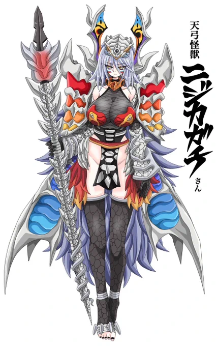 ウルトラマンブレーザー第7話より登場した天弓怪獣ニジカガチを擬人化してみたよ
#ウルトラマンブレーザー 