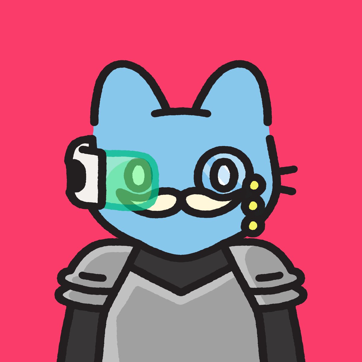 ProfSpaceKnight's tweet image. So happy to get my front facing pfp!

Thank you for the amazing art @cloncast ! ❤️😸