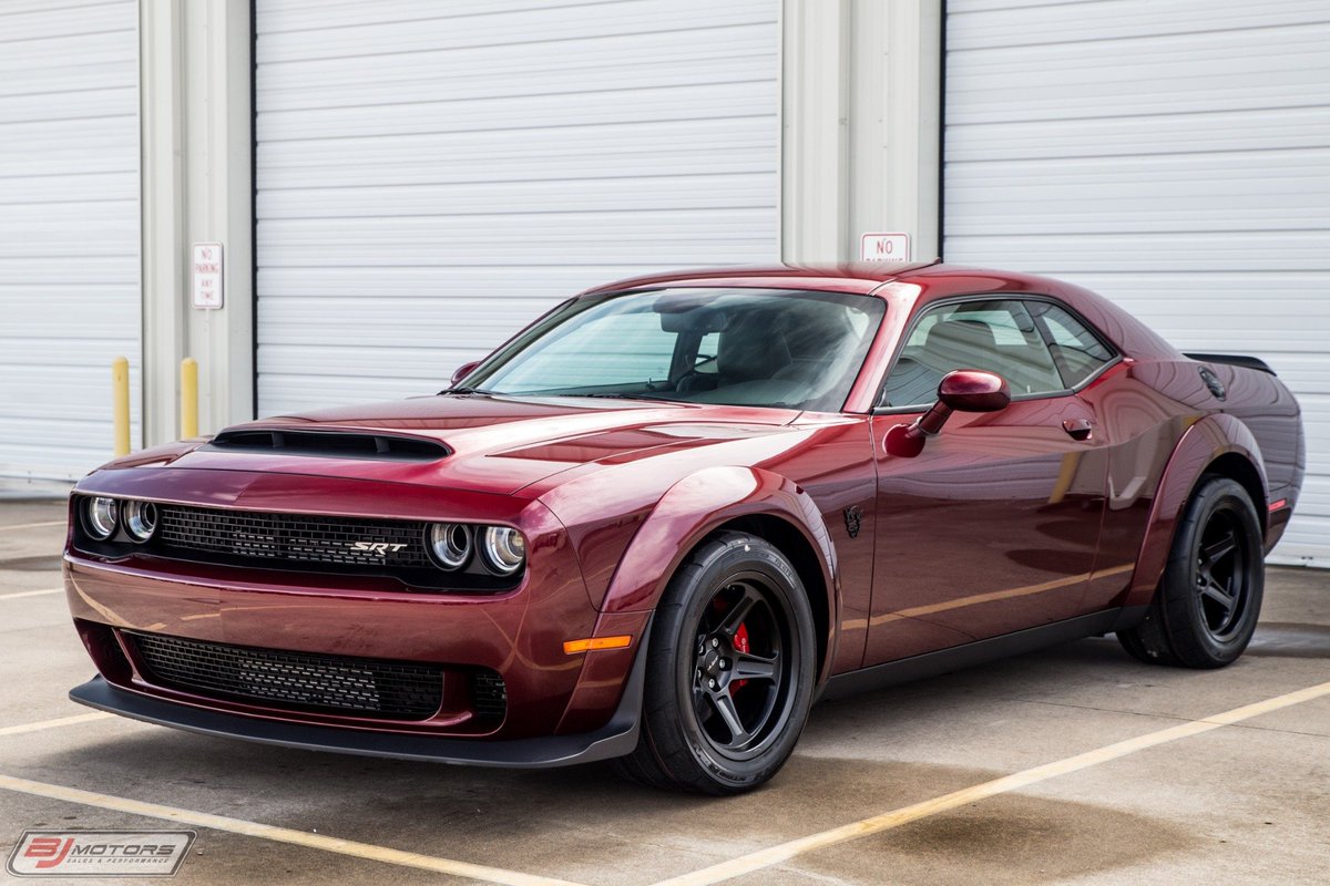 KingOfMopar1's tweet photo. Dodge Challenger SRT Demon Finished in Octane Red. https://t.co/rP5eGszpSt