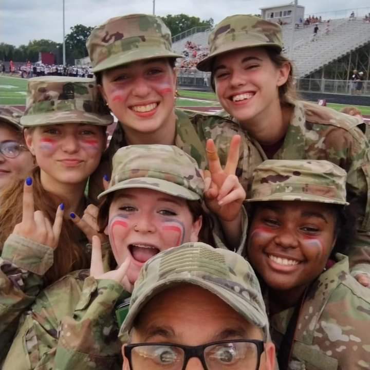 ClhsJ's tweet photo. @CLHSCadets #JROTC Cannon Crew is in the house! Did you #America today? #CadetExcellence https://t.co/SjEQEQEuSp