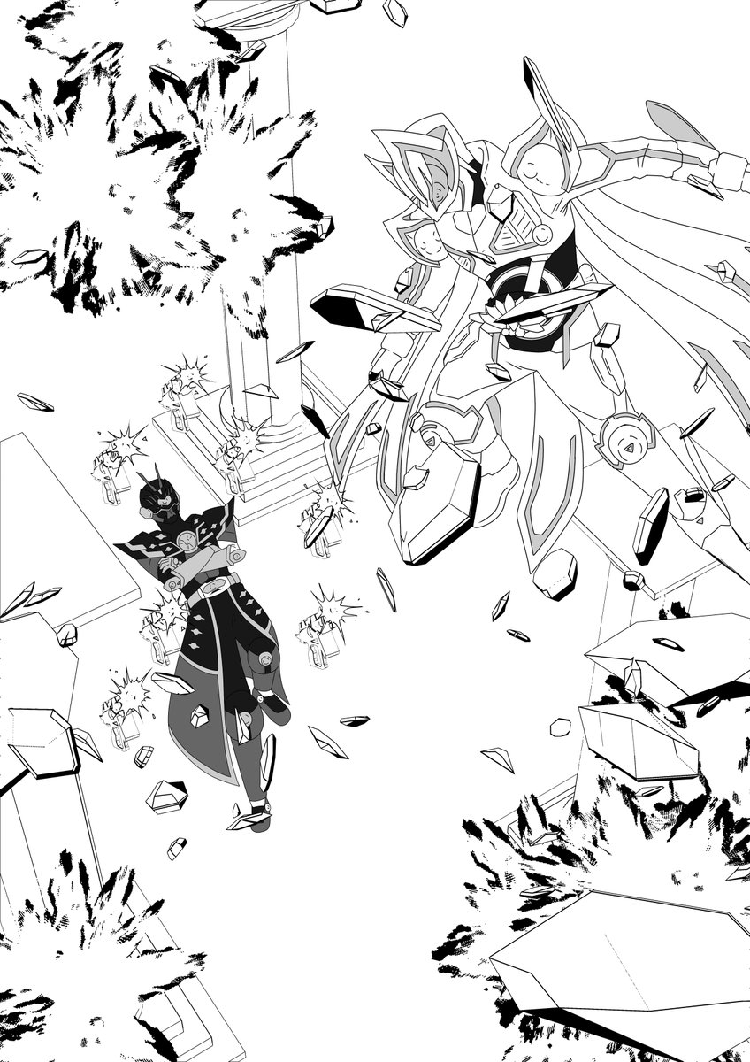 終幕のデザグラ、開幕漫画(1/11)
#仮面ライダーギーツ 