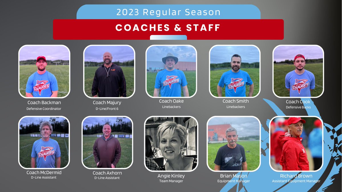 bvhs_sharks_fb's tweet photo. Meet the Bay View Sharks 2023 Coaches & Staff
"A coach is someone who tells you what you don't want to hear, who has you see what you don't want to see, so you can be who you have always known you could be." -- Tom Landry
#gosharks #bvhssharksfb #sharksstrong https://t.co/Ebb8v43c5q