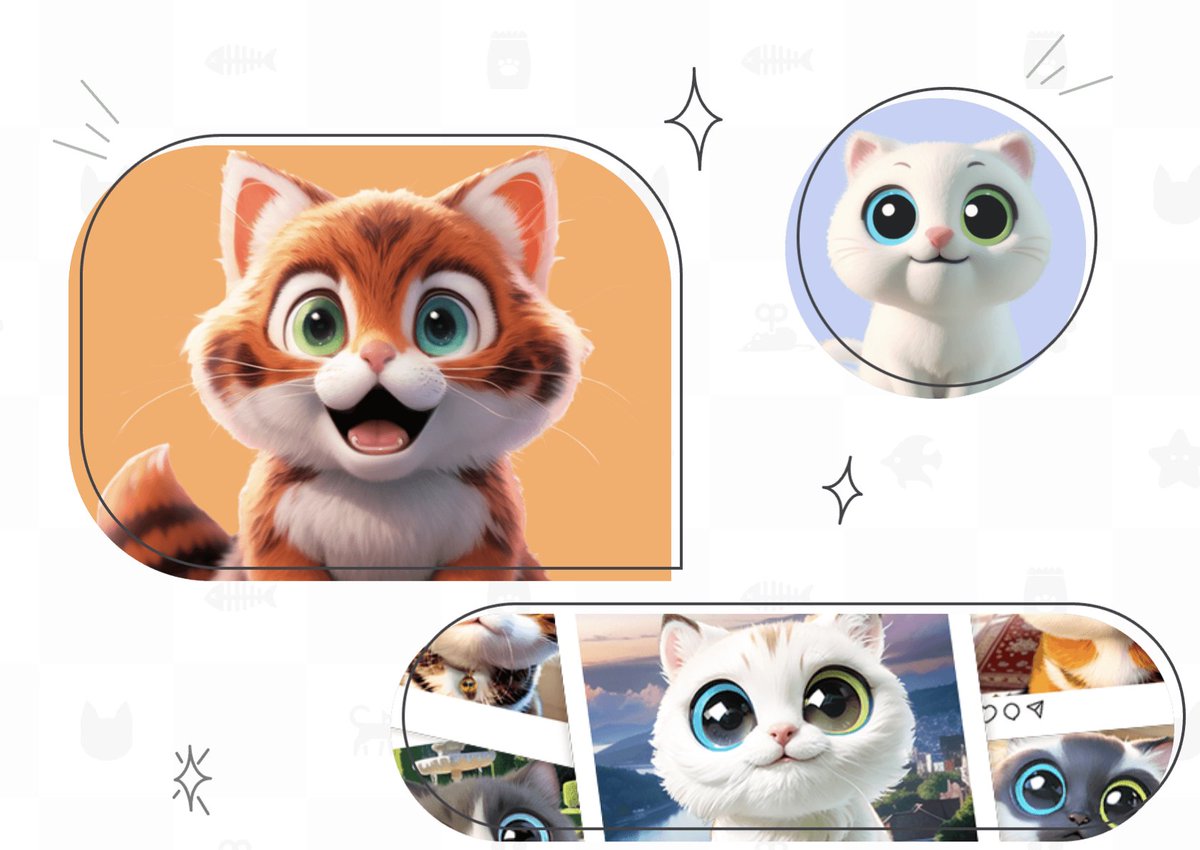 ForestBai1's tweet image. Why are there so many cat-related projects recently? Physical cat, virtual cat, AI cat. #web3cat