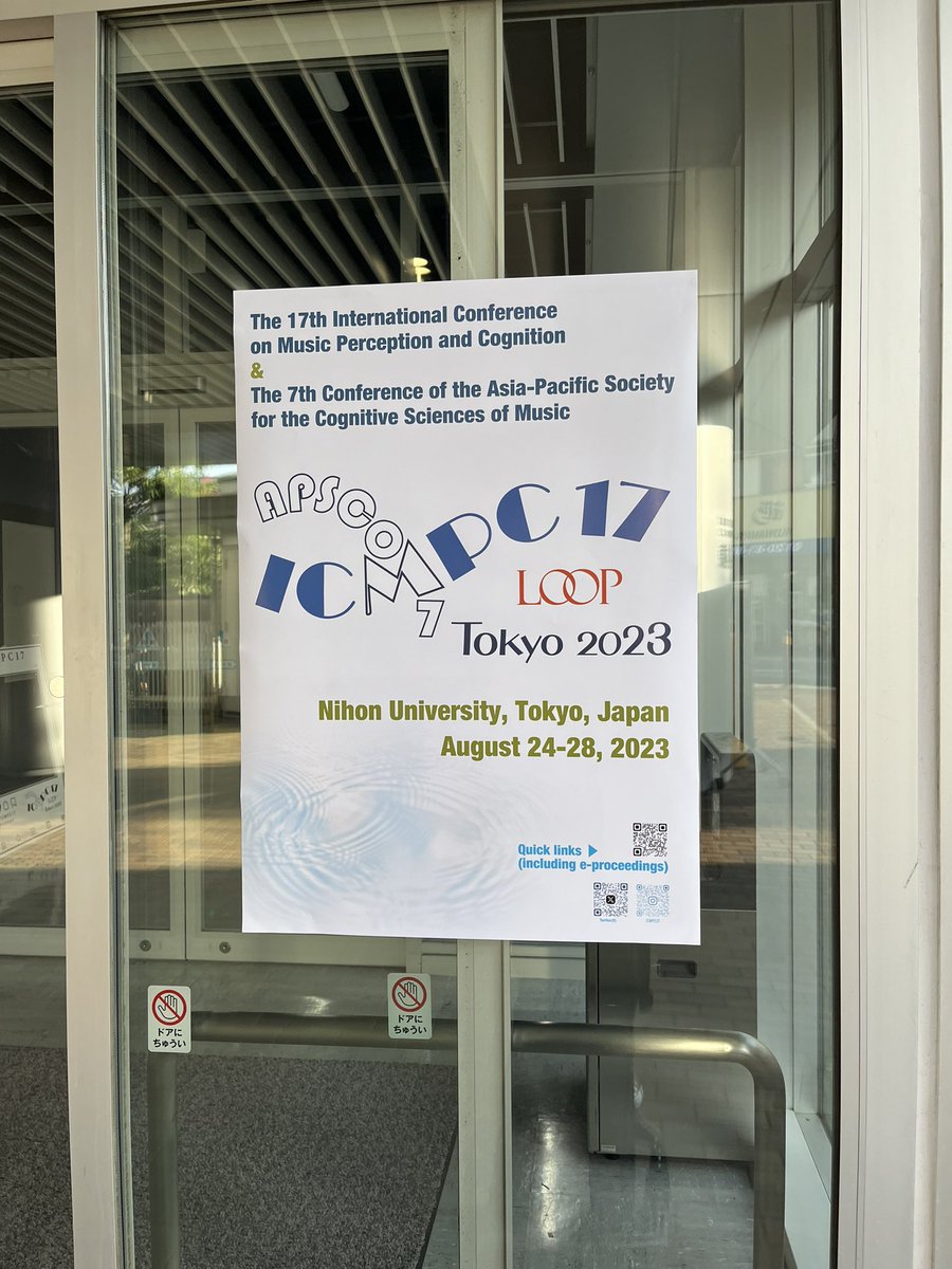 its_asako's tweet photo. #ICMPC
#音楽知覚認知国際学会
受付スタッフをしております💐
世界中から連日音楽知覚認知に関して研究発表をしたりそれを聞きに来ていて、少しでも皆さまにとってよき時間になるようお手伝い🤲🏻
朝から夜までたくさんの方とのコミュニケーションがとっても楽しいし、どの研究も大変興味深い! https://t.co/uKlu0IXHPZ