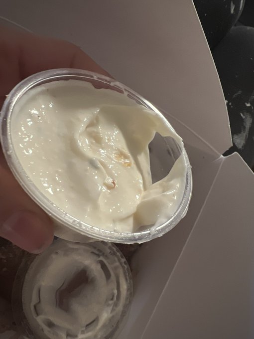 Finished some big projects at the dungeon so I ordered dessert as a little treat. It came with a cream