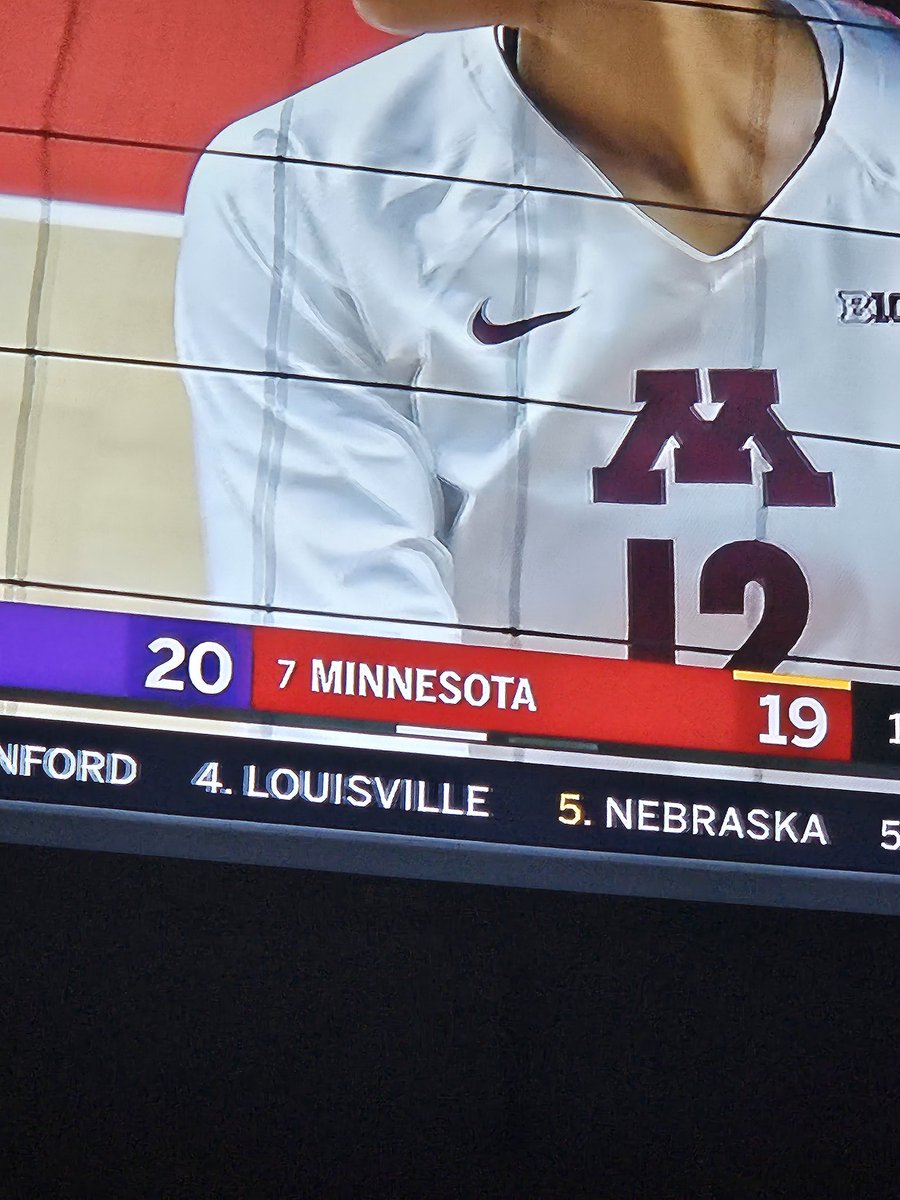 KSamTP's tweet photo. @BigTenNetwork plz change ur lower third score color from the Wisconsin game 🫶 https://t.co/rjzQrnSFPy