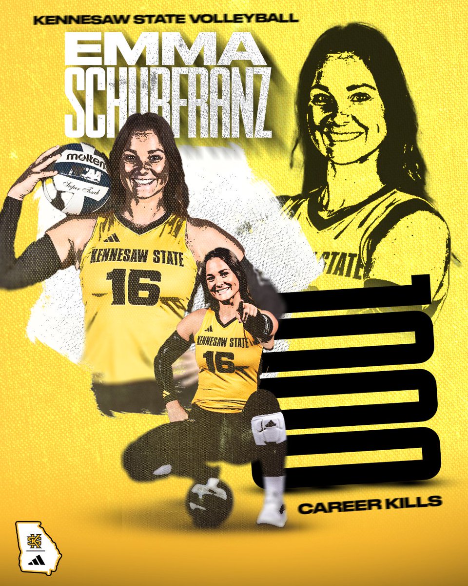 Let's hear it Emma Schurfranz - 1K Career Kills‼️

💪👊👏

#uncommon #HootyHoo 🦉🏐