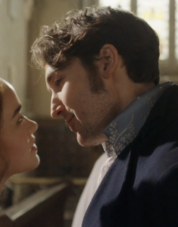 Bereft4891's tweet photo. AC's hopeful look at the end of THAT walk plus this expression of pure bliss after kissing Charlotte...I'll just put them together here for anyone who cares 😅 
#Sanditon 
#Heybourne https://t.co/2dPNAQWdVi