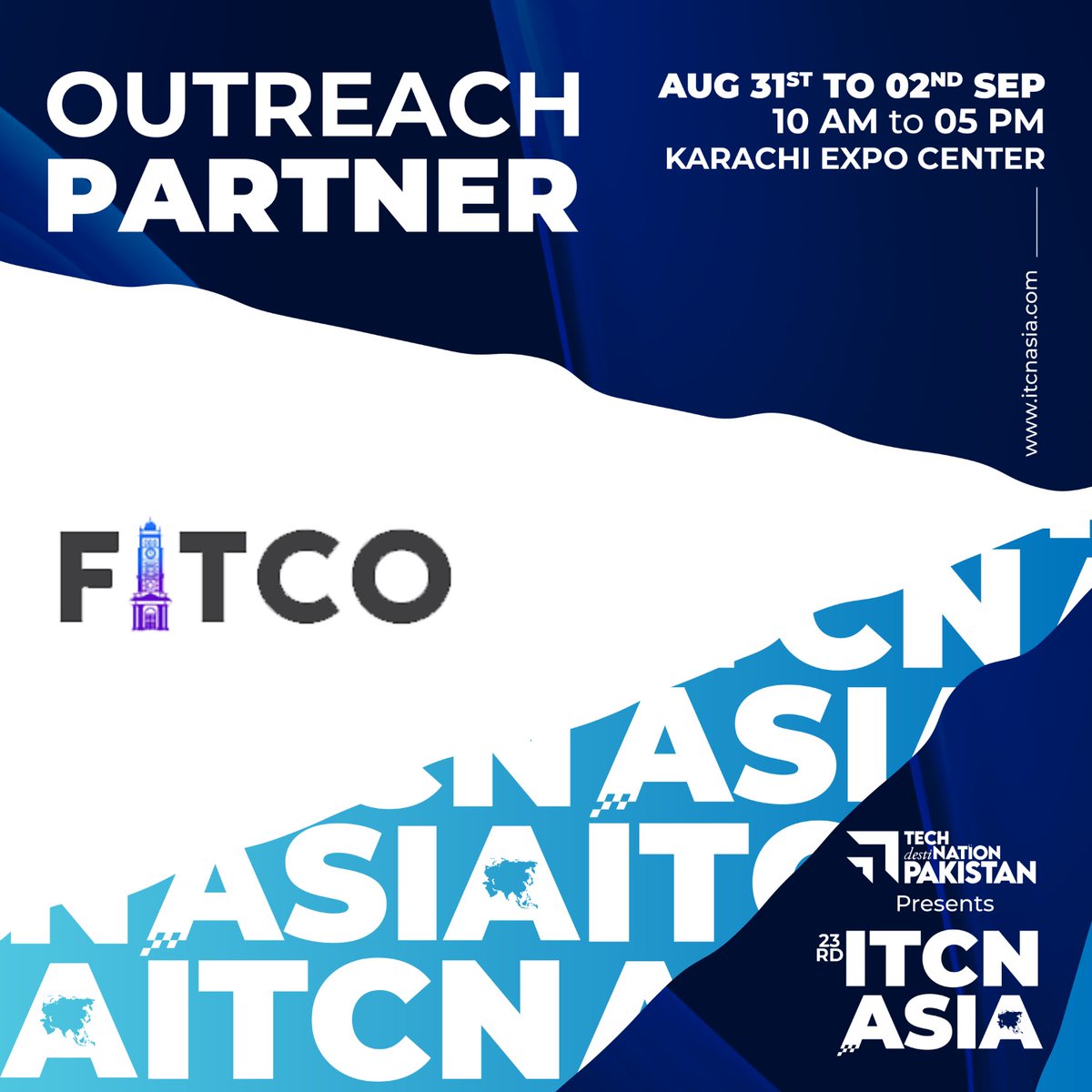 ITCNASIASOCIAL's tweet photo. 🌆 Embracing IT Excellence! Introducing FITCO - Faisalabad I.T Companies Organization - our proud Outreach Partner for ITCN Asia 2023! 🚀
#FITCO #ITCNAsia #ITCNAsia2023 #FaisalabadIT #ITCommunity #InnovateAndCollaborate #technology #SaturdayMorning https://t.co/t7EFF2ur2M