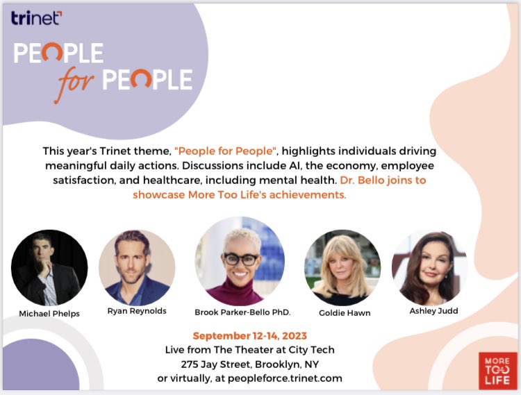 What? Okay. Let’s not miss this! #PeopleWithPurpose  Myself and we <a href="/moretoolife/">chris heeley</a> are so excited to take part. Building a business whether for or non profit all connects to a story of need and hope. More Too Life is that story… Which is about reducing the number of victims.