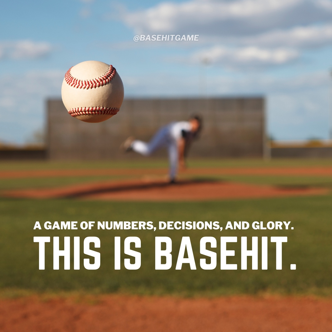 basehitgame's tweet image. Compete in the ultimate baseball strategy showdown with BaseHit Game! 

#BaseHitGame
#StrategicBaseball
#BaseballFans
#VirtualCompetition
#Playball
#BaseballSimulator #GameStrategies