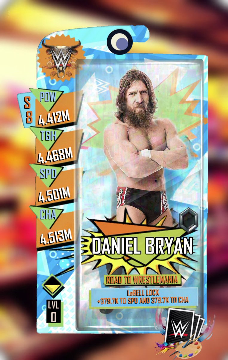 CustomsMordor's tweet photo. YES! YES! YES! I WANT THAT FIGURE!

A brand new card, featuring one of the greatest wrestling minds of the industry, Daniel Bryan/Bryan Danielson!

@bryandanielson #WWESuperCard #WWESmackdown #SmackDown  
#AEW https://t.co/ASZ4PwImyD