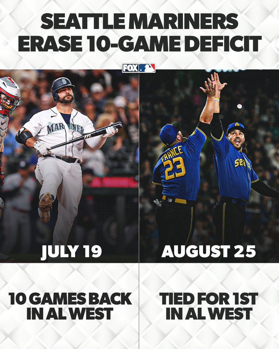 A lot has changed for the Seattle Mariners over the last 37 days 🔱