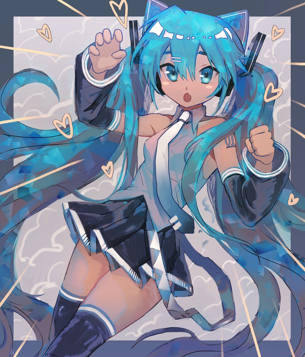4 days until miku's birthday! nya :3
#初音ミク