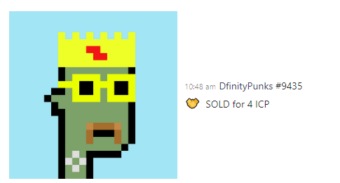 DfinityPunks tweet media