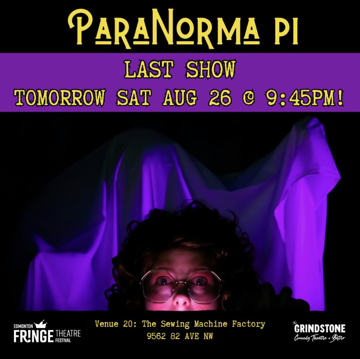 ParaNormaPI's tweet photo. Ticket link in the bio! @edmontonfringe https://t.co/EINu6RU90O