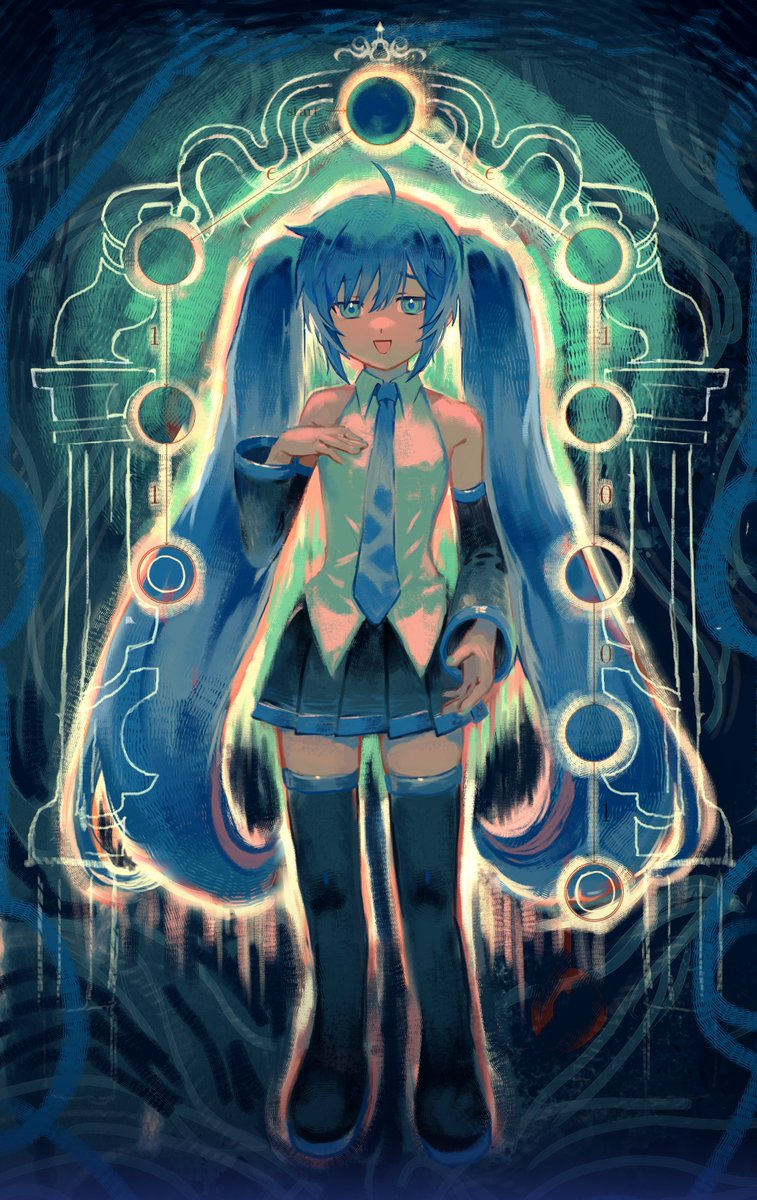 2 days to miku's birthday!! #初音ミク