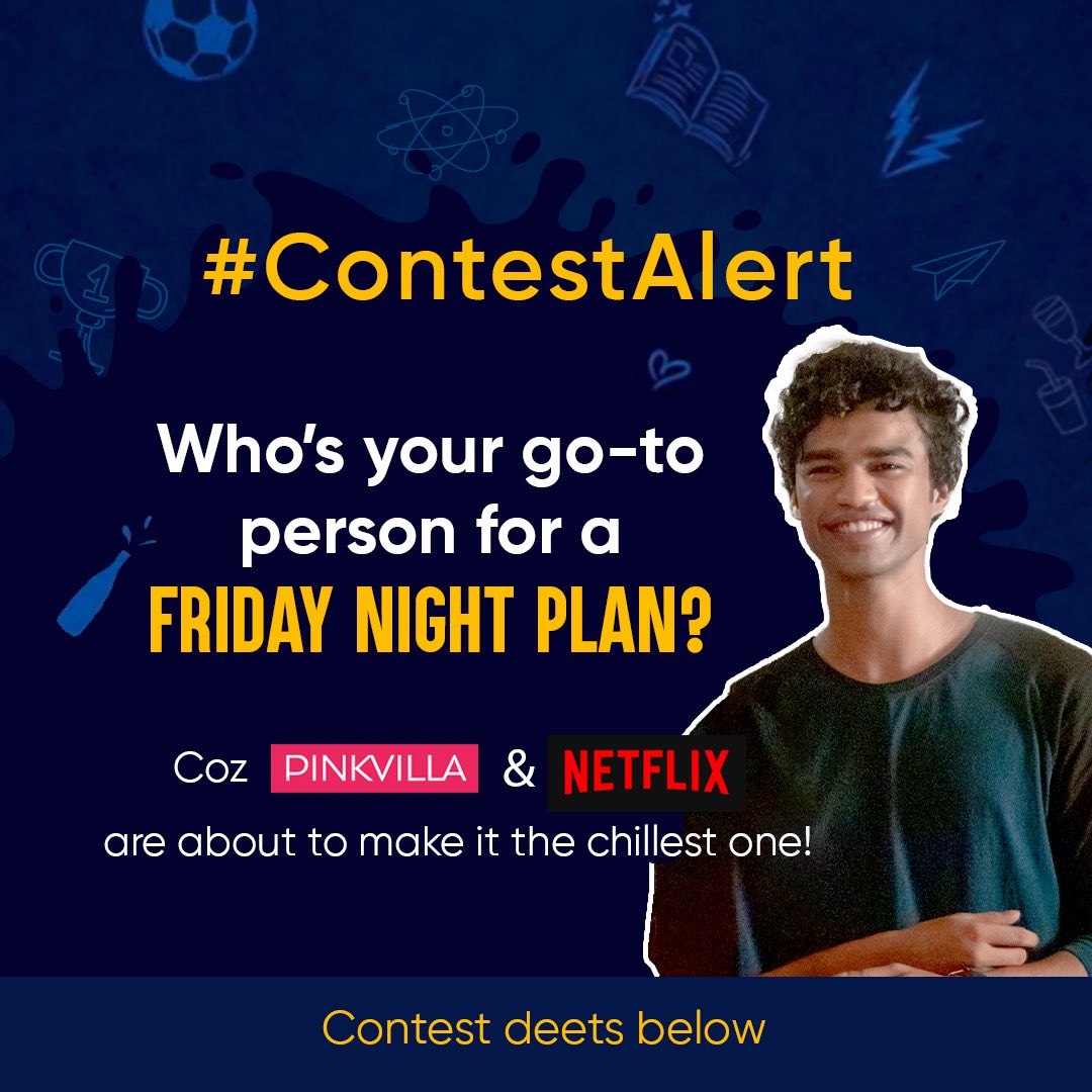 pinkvilla's tweet photo. If you want to hangout with your Friday buddy at Netflix watching the film premiere daysss before anyone else, tag them on the comments!

Don’t forget to use #FridayNightPlanContest and tag @pinkvilla 🫶🏽 https://t.co/TIXfuxyghs