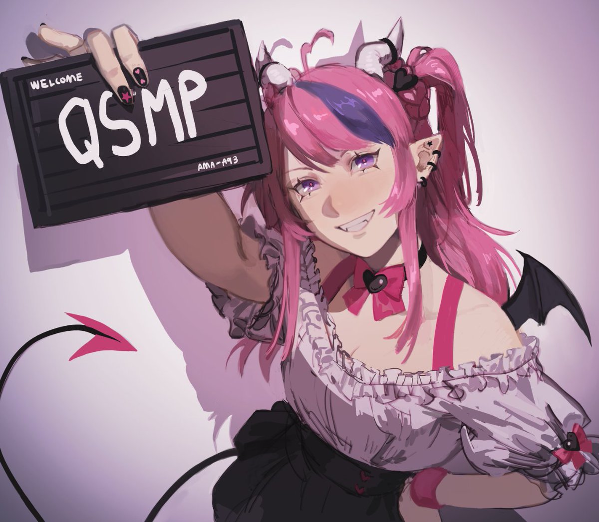 ama_a93's tweet image. WELCOME IRONMOUSE!!!!! 

#qsmp #qsmpfanart #ironmouseart
