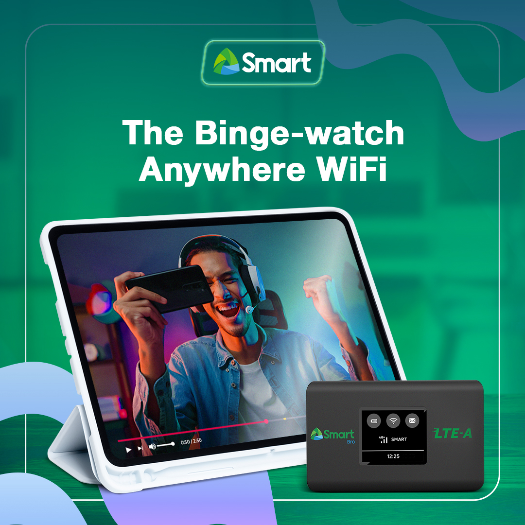 LiveSmart's tweet image. The #SmartBro Pocket WiFi is your best pal for every situation that requires connectivity on the go.

No pocket WiFi yet? Order yours here: smrt.ph/BroPocketWiFi
