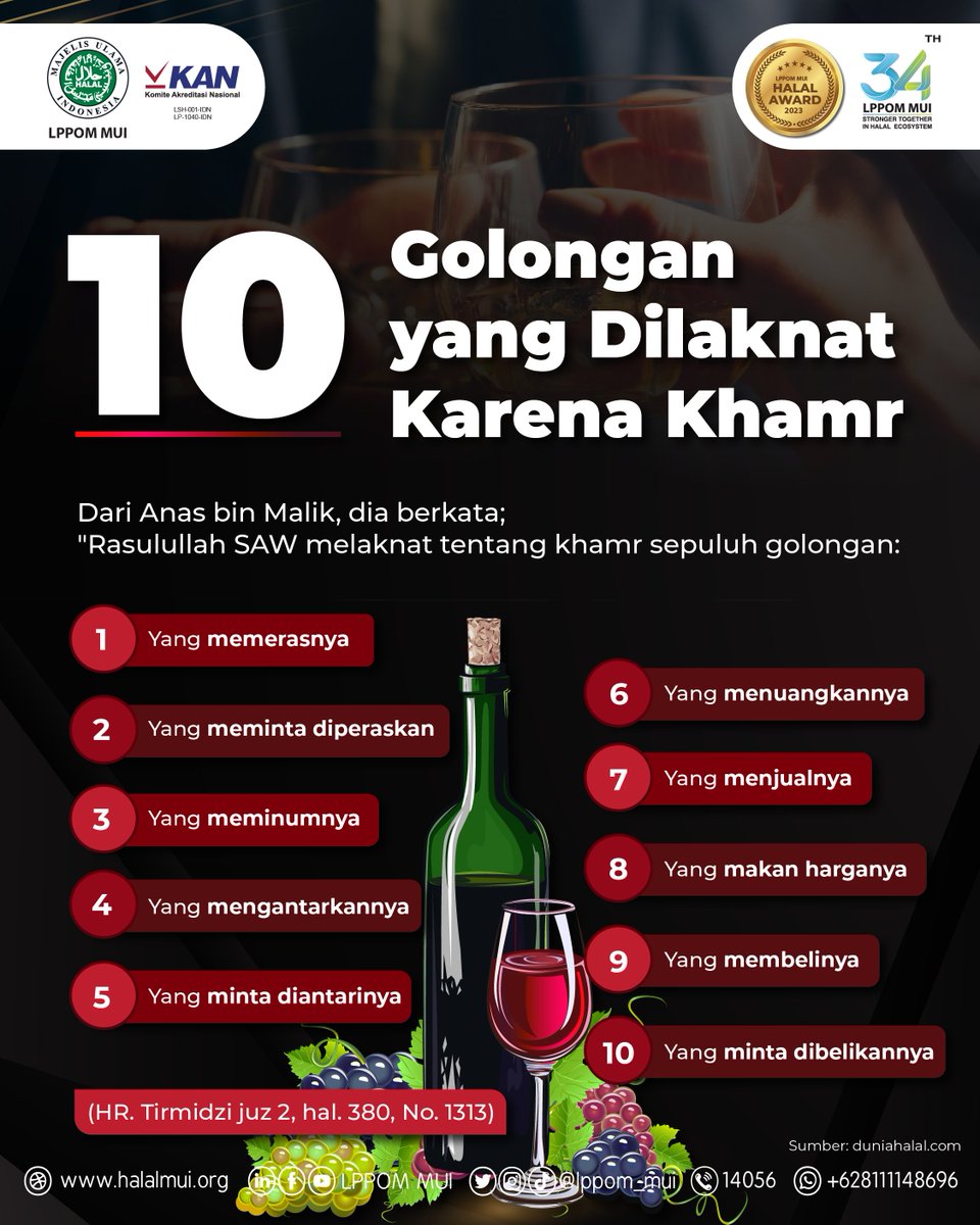 lppom_mui's tweet photo. #sobatlppom, semoga kita tidak termasuk salah satu dari golongan ini. 
.
Mudah-mudahan Allah SWT selalu menolong kita. Aamiin.
.
#tausiyah #lph #lppommui #khamar https://t.co/zo3XWUCybK