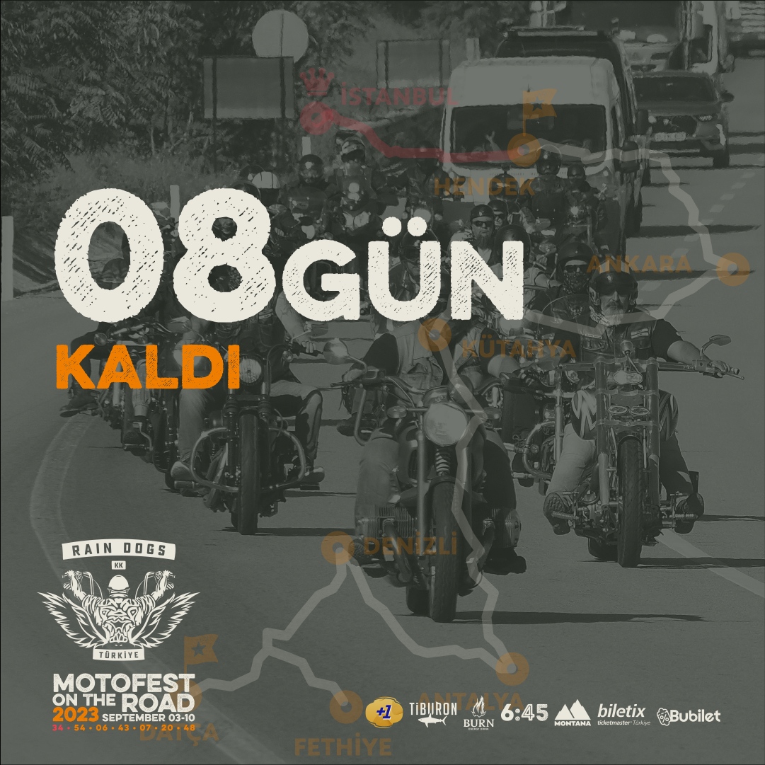 raindogskk's tweet photo. BÜYÜK SÜRÜŞE 8 Gün KALDI!
⁠
TÜM MOTOR TİPLERİ bizimle birlikte sürebilir!⁠
⁠
Siz de RAIN DOGS ile şehir girişlerinde buluşun ve birlikte konser mekanına sürün!⁠!⁠
⁠
#motofestontheroad #motofestontheroad2023 #raindogskk https://t.co/VuRZRzXi5w