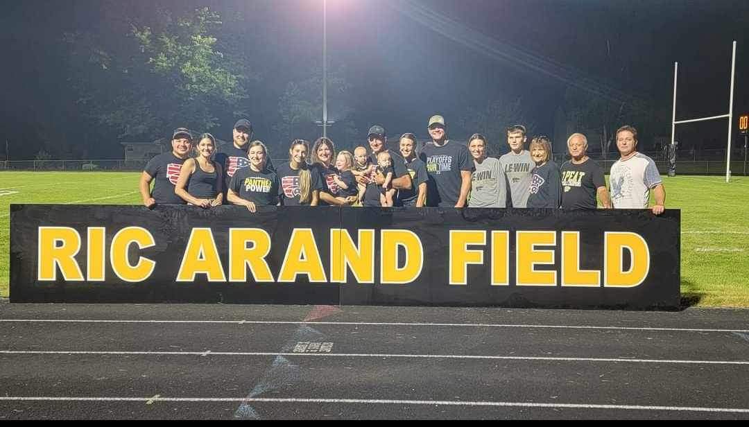 Lena-Winslow has officially named ther field Ric Arand Field.

Congratulations, Coach Arand on this honor!