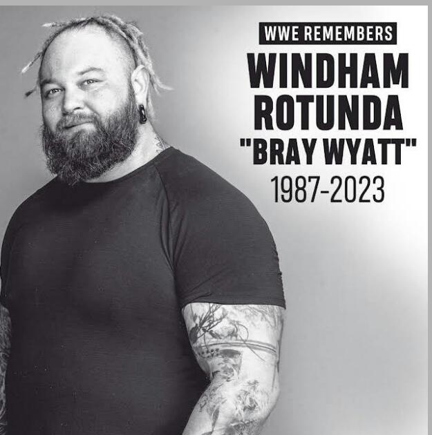 therealxekay's tweet photo. Really Heartbreaking News to Bray Wyatt ur fiend Character never dies in my mind. 
#xekay #wwe #rew #prowrestling #BrayWyatt 
@CurrentGlobal07 
@WrestleMap https://t.co/NUkRcKQXfU