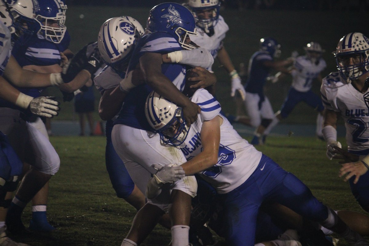 AGBluejayFball's tweet photo. Came Home with a Game 1 Road Win 28-3 over Columbus Lakeview. Lots to lean our hat on and lots to learn. Thanks for everyone that made the trip. The Birdcage Never Disappoints!
#playwithHEART
#iAMtheSTANDARD
#AGRise https://t.co/MvD0tdBoBy