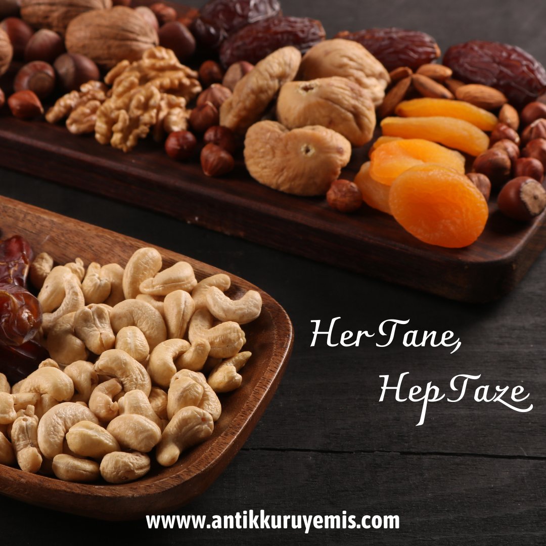 Her Tane, Hep Taze.
antikkuruyemis.com
#kuruyemis #kurumeyve #driedfruits #nuts