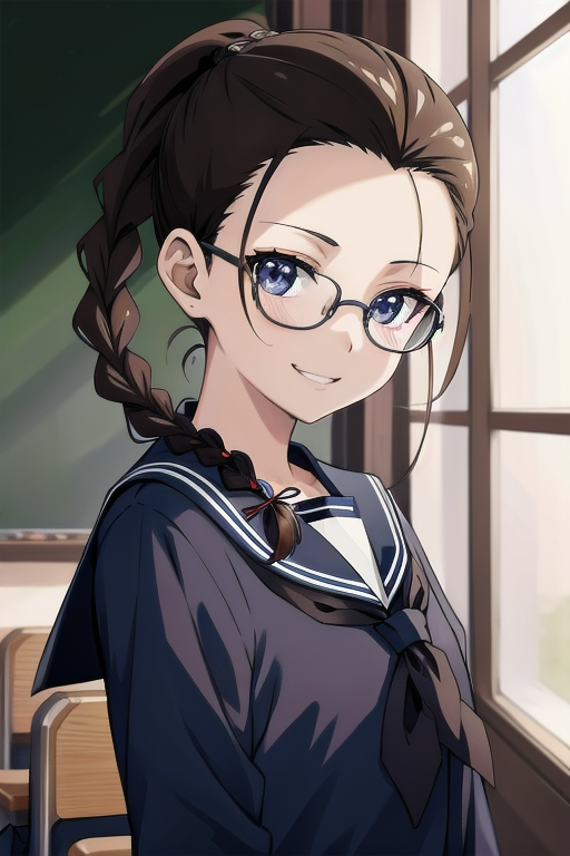 miyakozan's tweet photo. 本日のちちぷい30連ガチャ。 AEさんとこの看板娘、AE子。 意外とあの制服色指定まで完全に再現するの難しい。
 https://t.co/0xAcyLZJAN
 #AIArt
 #bar_AE https://t.co/tqLJZi2l4r