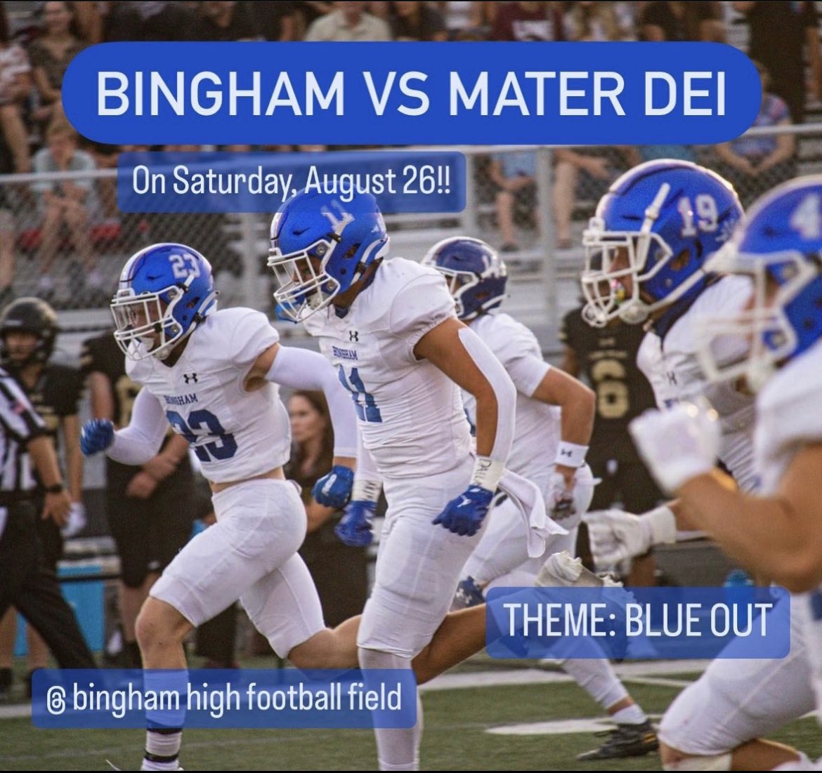 Saturday 7pm at Bingham