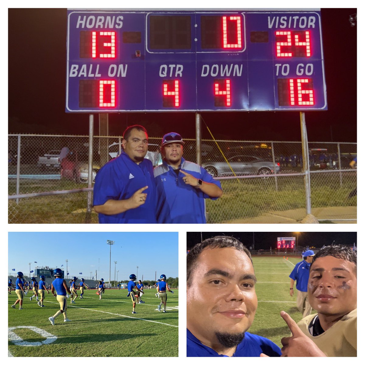 1-0. Final from George West! Vaqueros 24 Longhorns 13 #DLTDGA #AGTG #CCLV #VaqueroTough #Defense