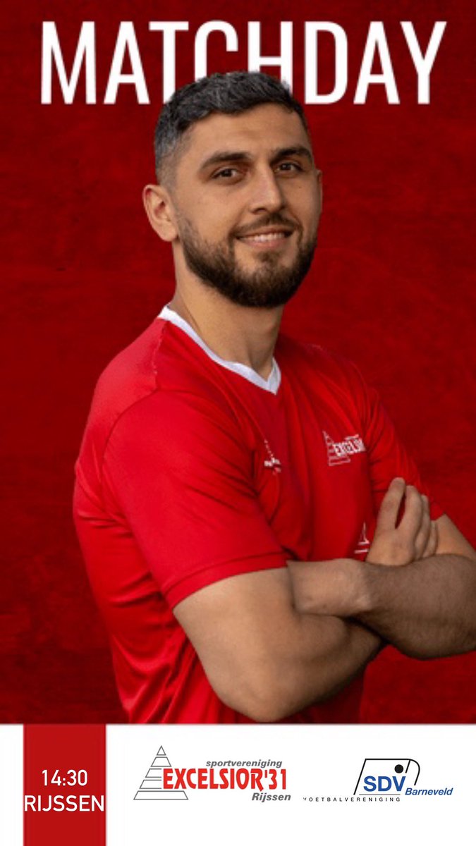 excelsior31's tweet photo. #MatchDay
π Eerste speelronde 4e divisie
βοΈ Excelsiorβ31 ποΈ @SDV_Barneveld
π zaterdag 26 augustus 2023
π°οΈ 14:30u
π Sportpark de koerbelt
π± #excsdv https://t.co/zEKSPvW964