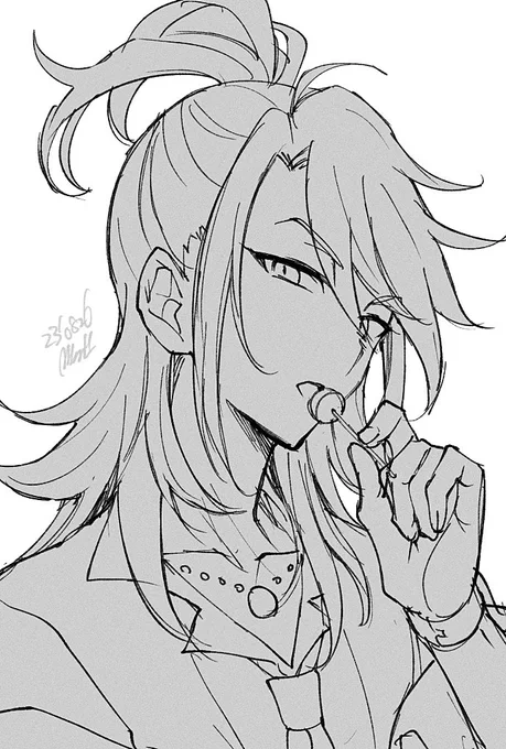 #ansd_FA 顔が描きたかっただけのらくがき