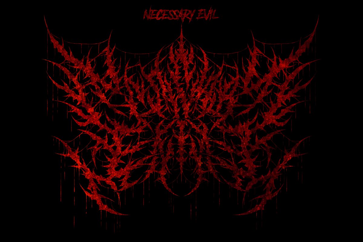 Concept Logo Design“Necessary Evil(AMON&amp;REVY)”
NecessaryEvilのロゴデザインを作ってみました。
今年の一月に出す予定でしたが、色々最終チェック・修正含め無事アップしました。
#NecessaryEvil #amon #revy #sinister_xiii #conceptart #artwork #logodesign #DeathMetalLogo
